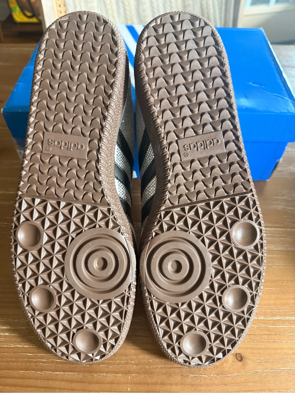 adidas White Black Brown Sneakers - Picture 10 of 11